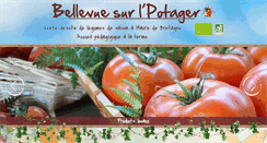 Desktop Screenshot of bellevuesurlpotager.com
