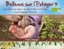 Tablet Screenshot of bellevuesurlpotager.com